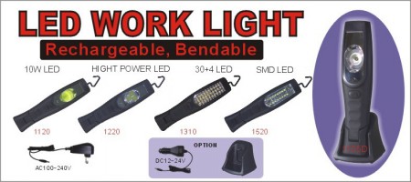 產品名稱：交、直流充電式 LED工作燈